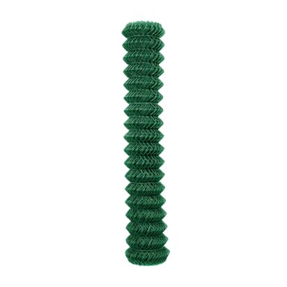 Čtyřhranné pletivo poplastované IDEAL Zn + PVC 50 - SUPER drát 3mm (kompaktní role, bez napínacího drátu) - výška 100 cm, zelená, 25 m