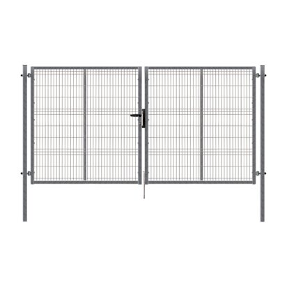 Dvoukřídlá brána 3D PILOFOR® pozinkovaná (Zn) - rozměr 4118 × 1045 mm