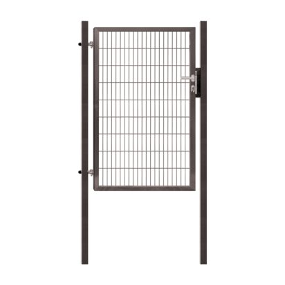 Jednokřídlá branka PILOFOR® SUPER 2D poplastovaná (Zn + PVC) - antracit, rozměr 1090 × 1980 mm